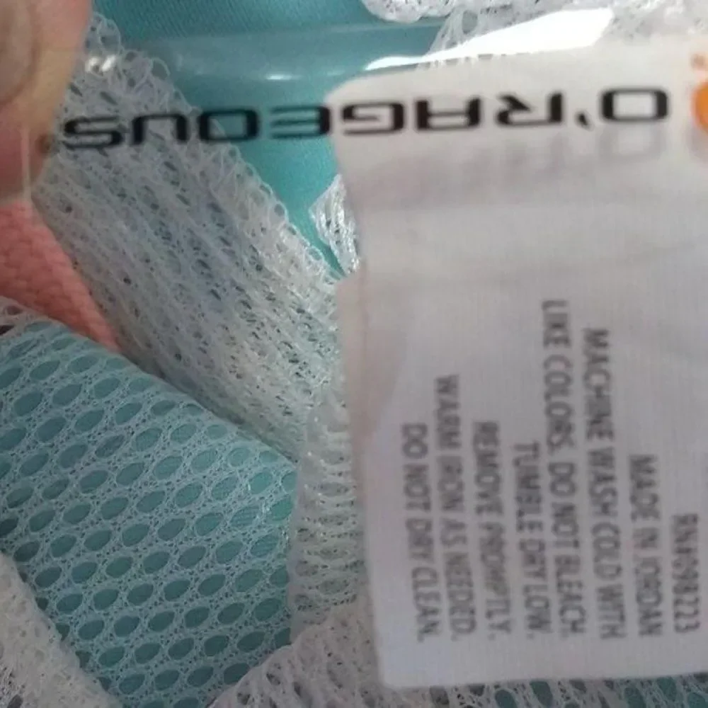 O'RAGEOUS Teal Size Small Swim Trunks Shorts elastic‎ waist